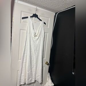 Harley Jae white linen dress